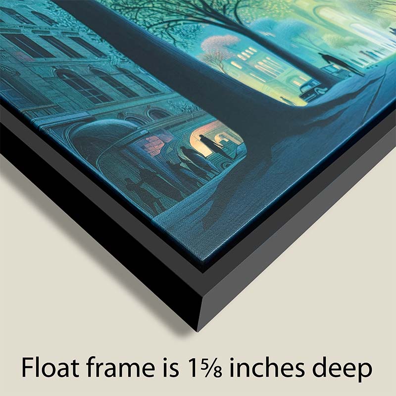 THE VILLAGE canvas art print by Dale Hitchcox