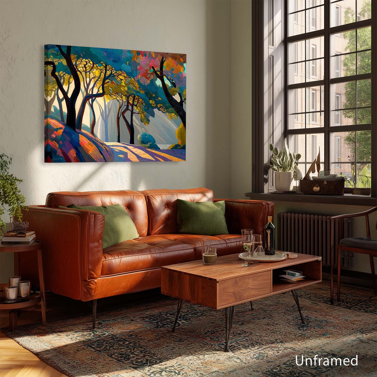 SUNLIT PATH canvas art print by Dale Hitchcox