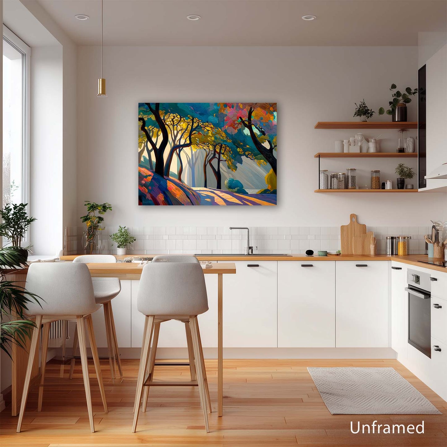 SUNLIT PATH canvas art print by Dale Hitchcox