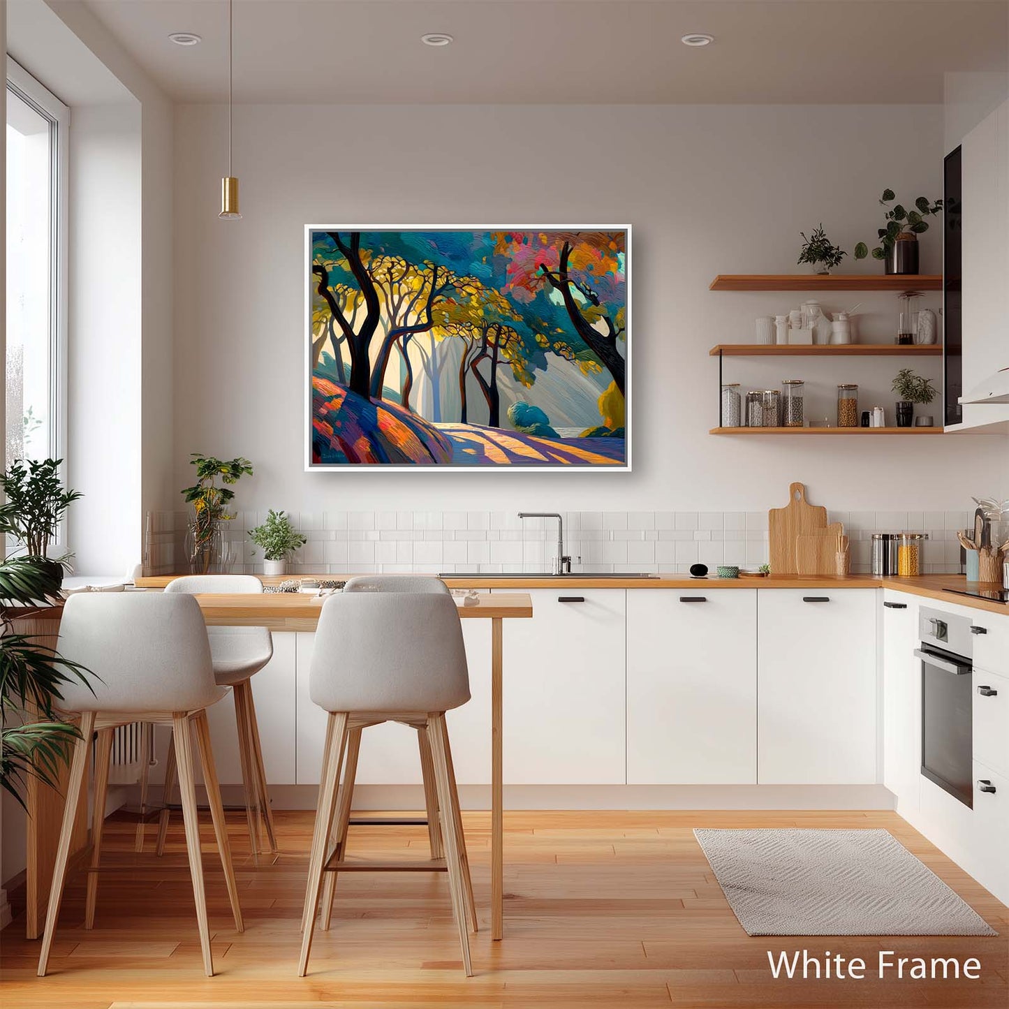 SUNLIT PATH canvas art print by Dale Hitchcox