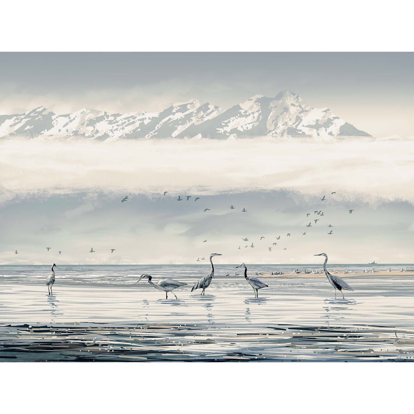 BEACH HERONS