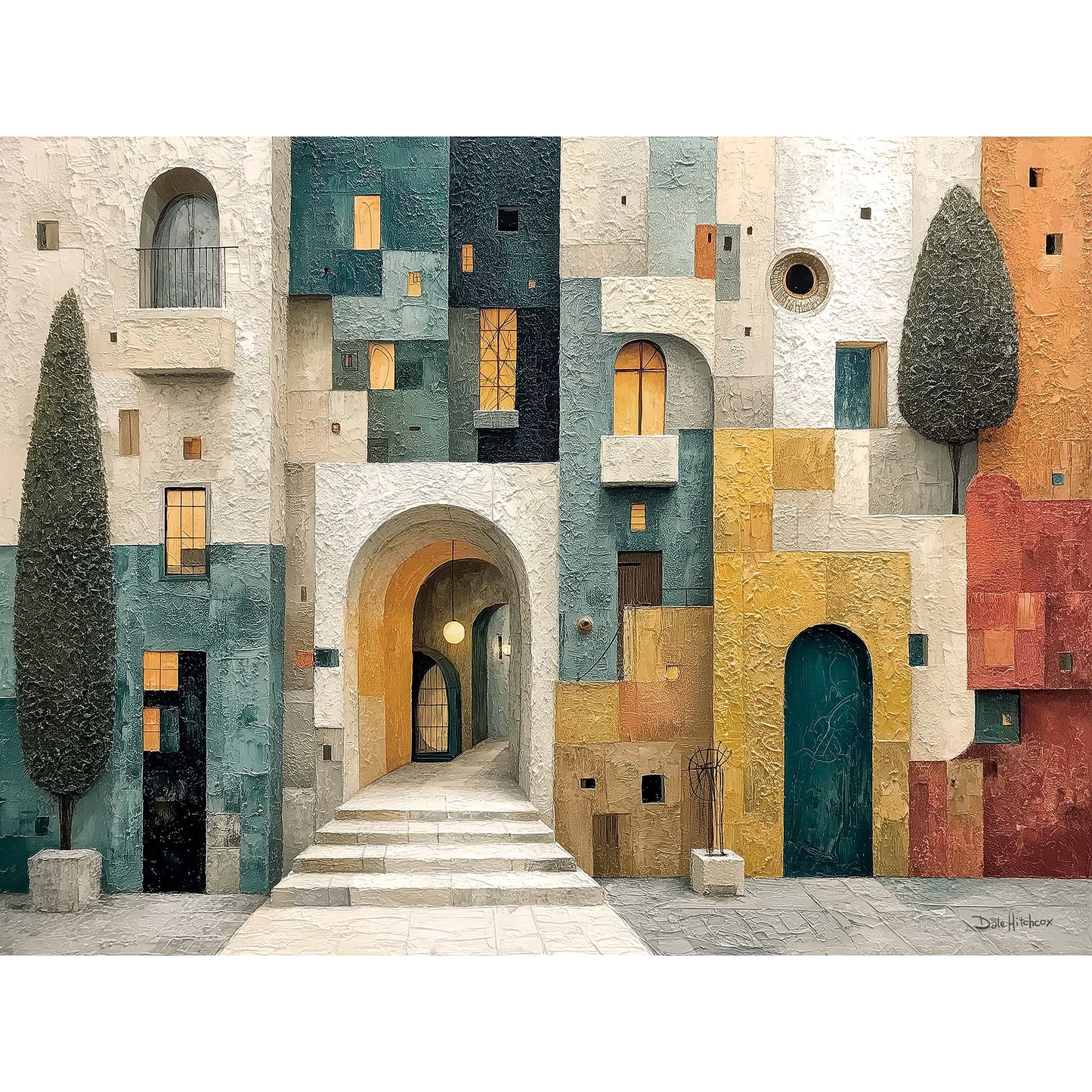 THE VILLAGE canvas art print by Dale Hitchcox