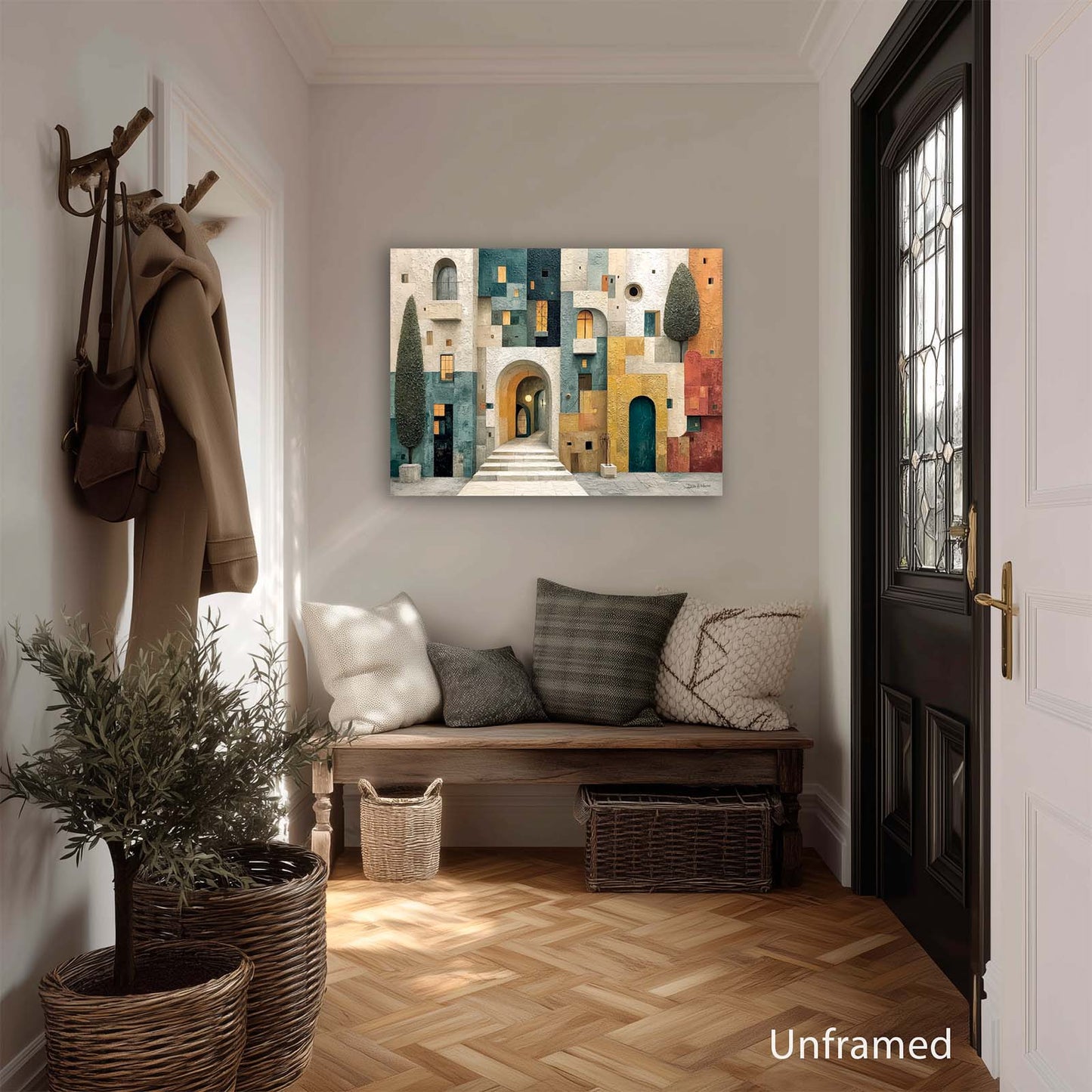 THE VILLAGE canvas art print by Dale Hitchcox
