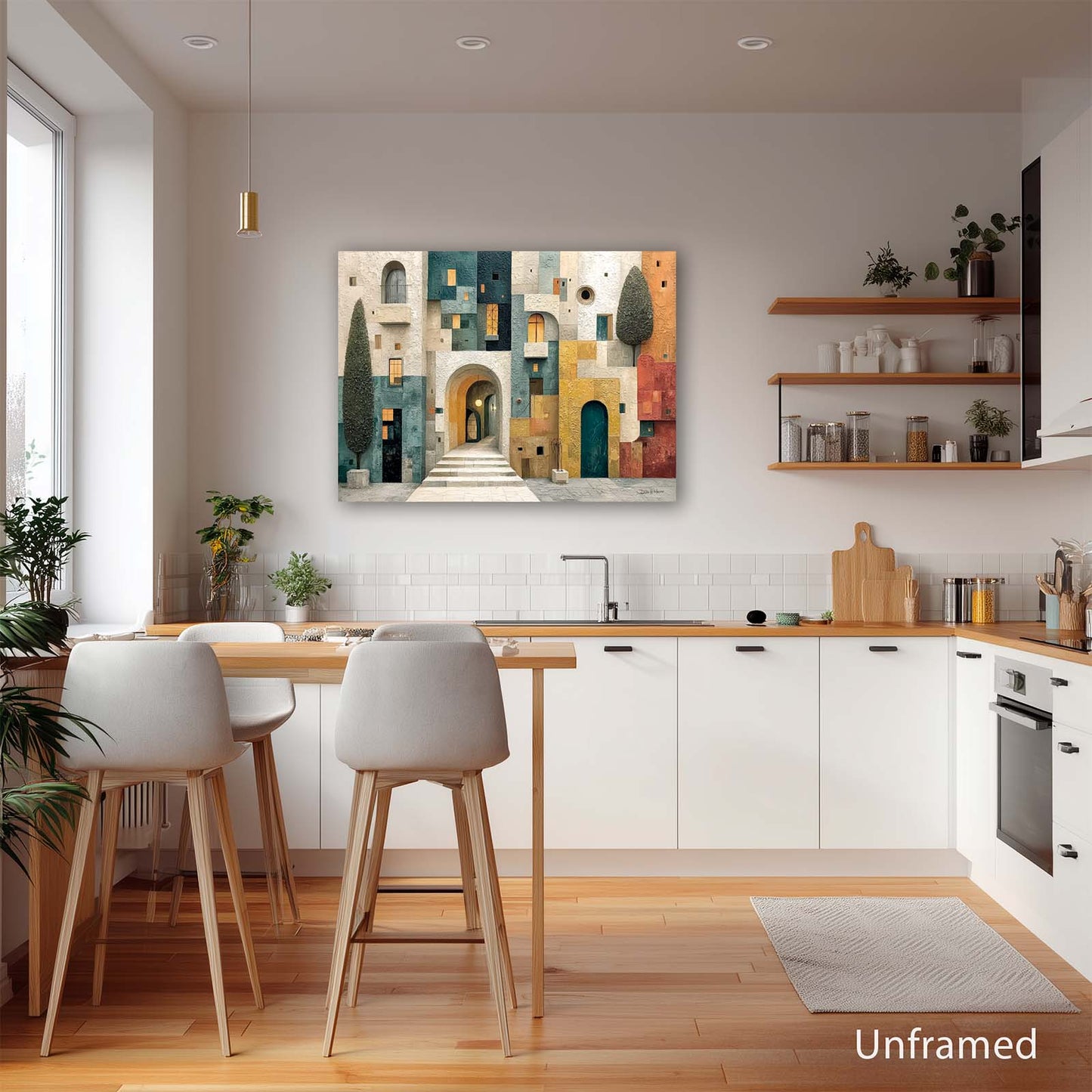 THE VILLAGE canvas art print by Dale Hitchcox