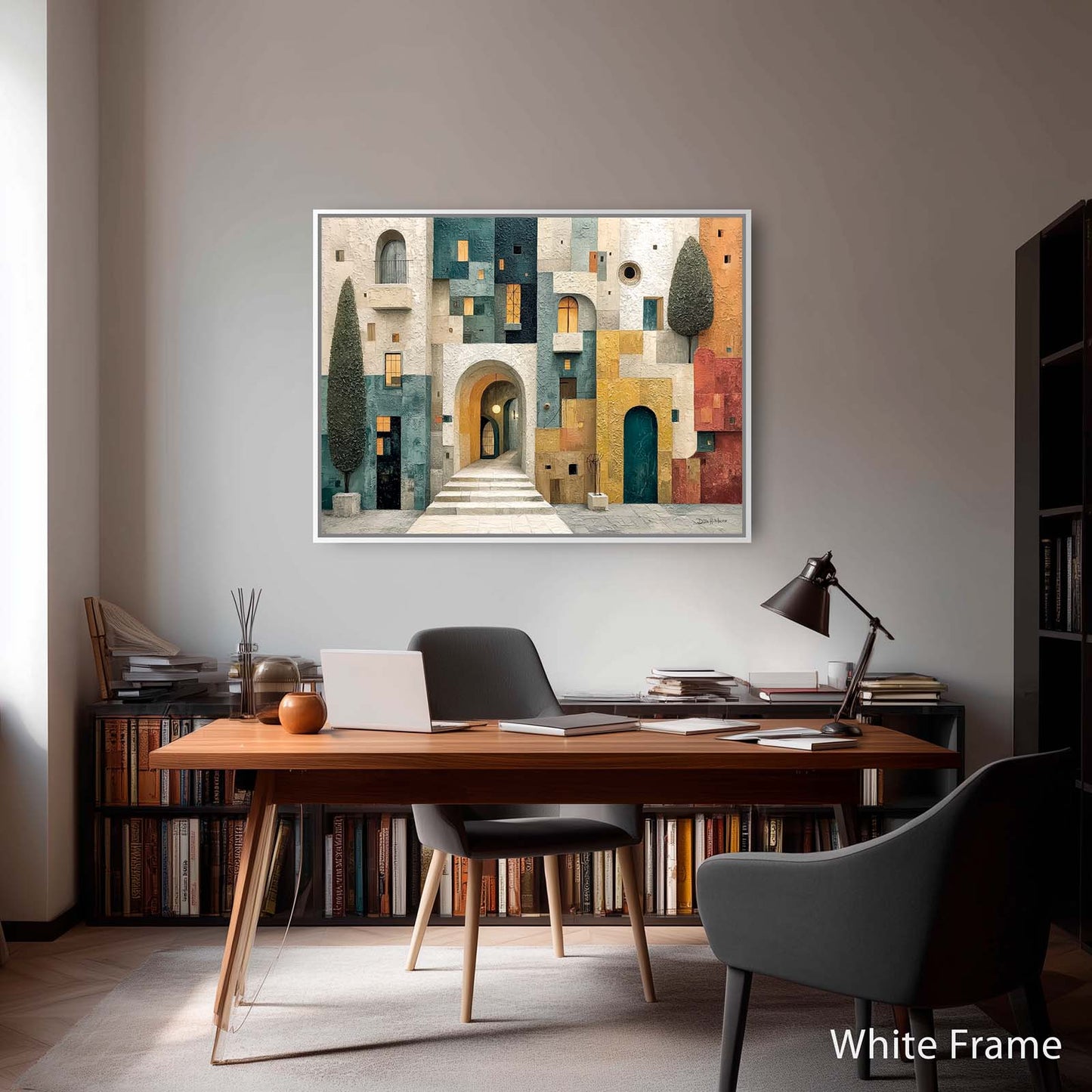 THE VILLAGE canvas art print by Dale Hitchcox