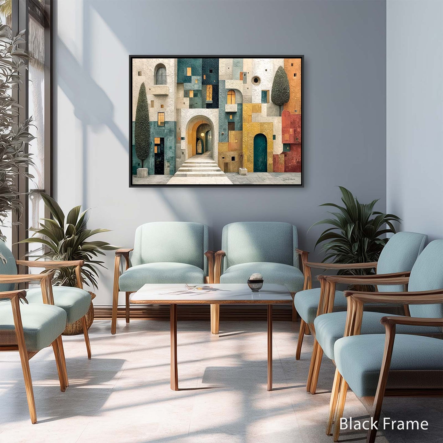 THE VILLAGE canvas art print by Dale Hitchcox