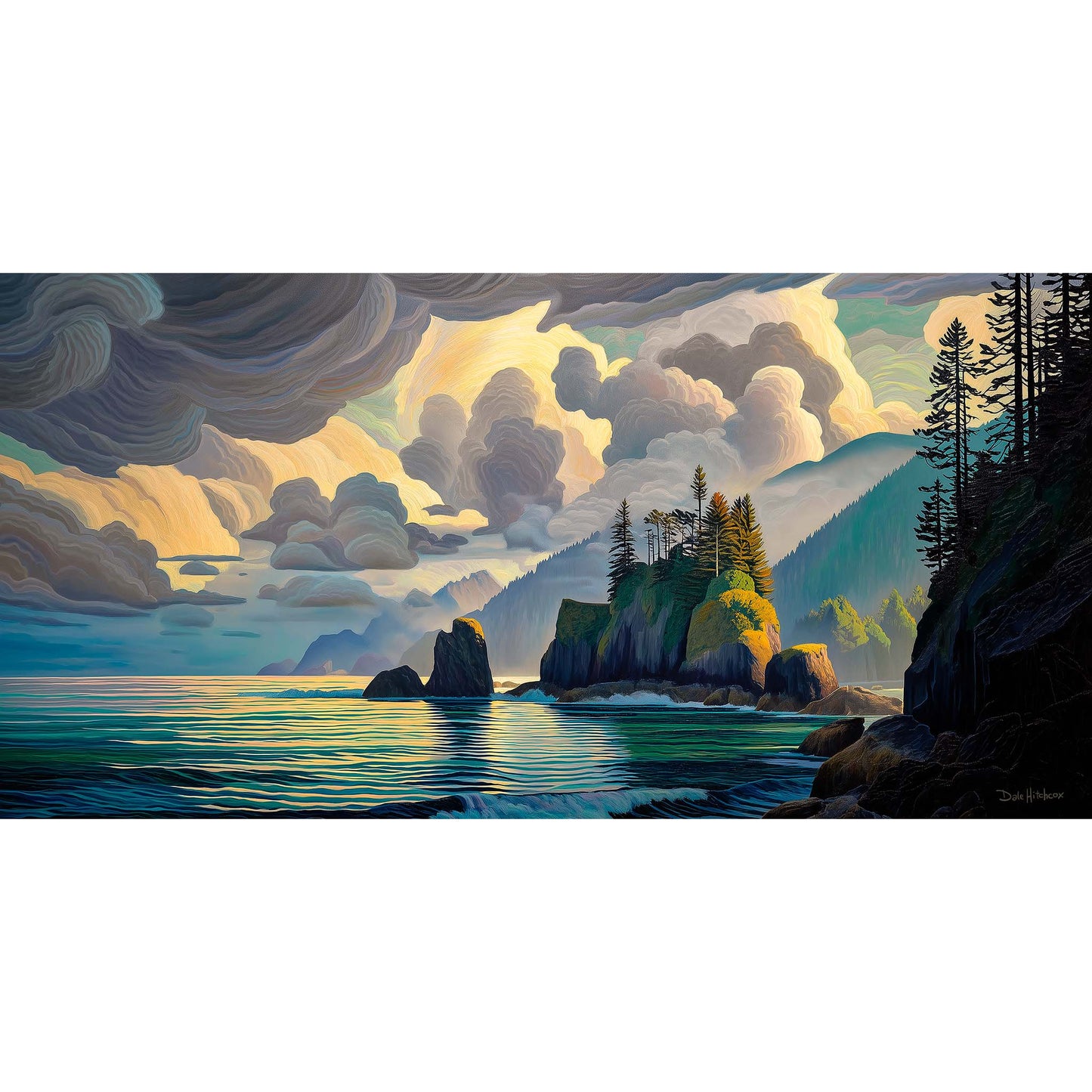 WEST COAST PANORAMA canvas art print by Dale Hitchcox