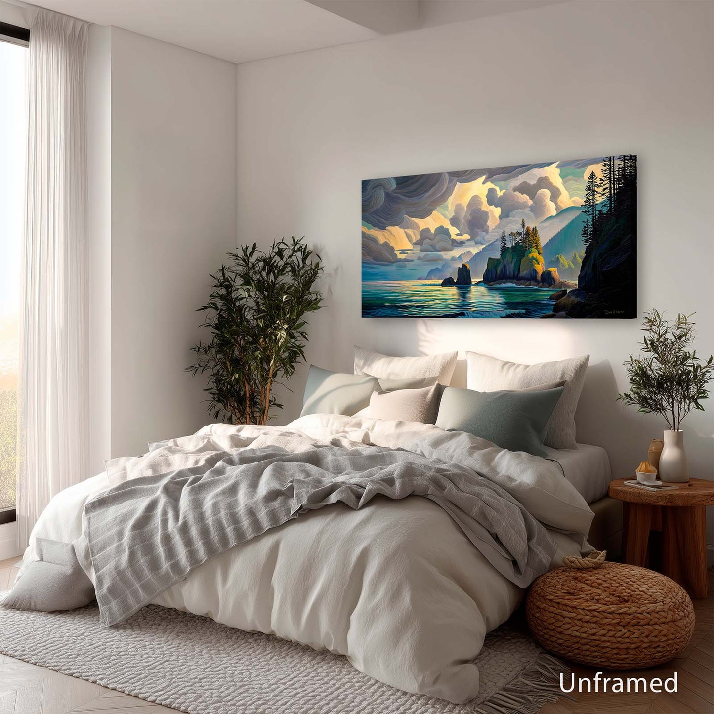 WEST COAST PANORAMA canvas art print by Dale Hitchcox