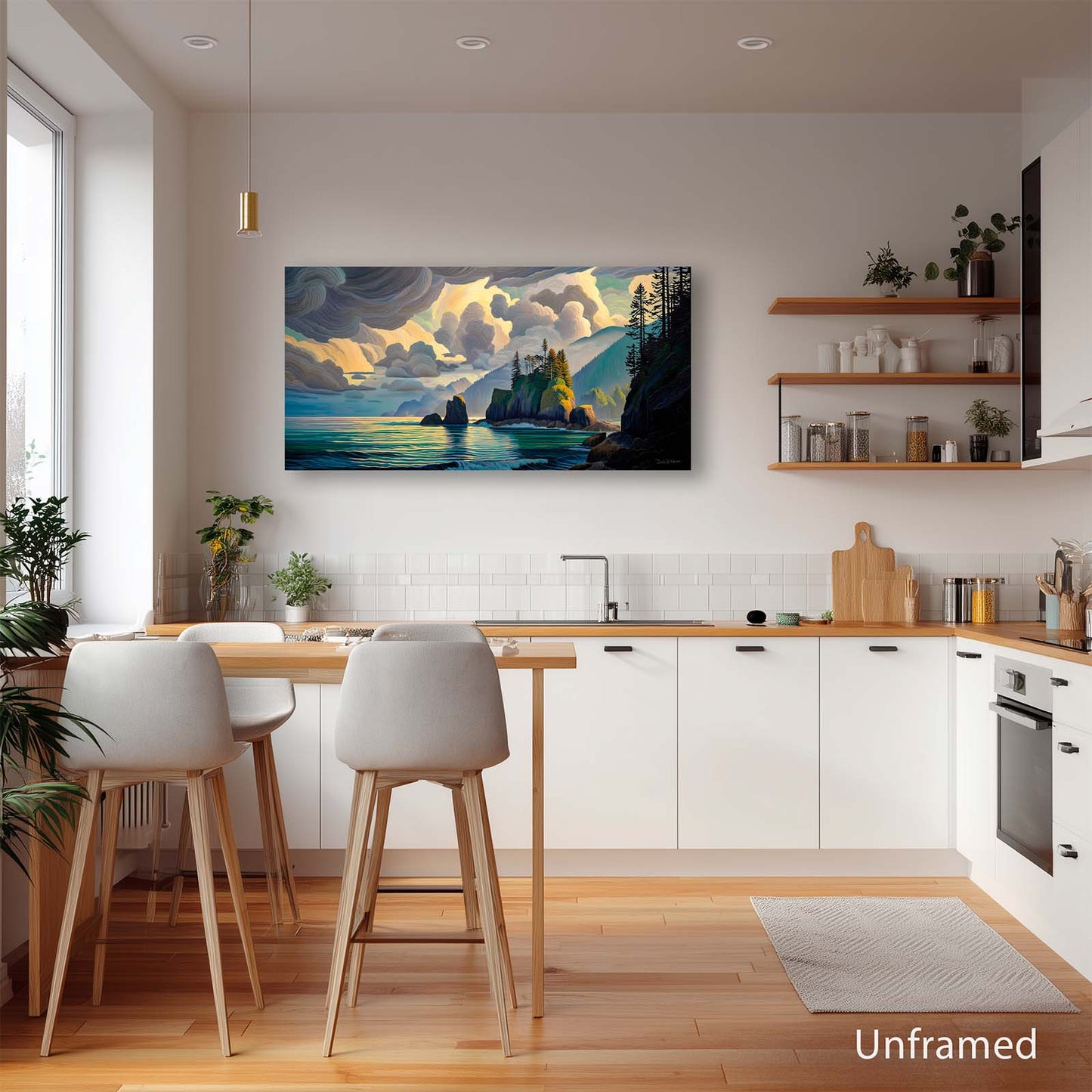WEST COAST PANORAMA canvas art print by Dale Hitchcox