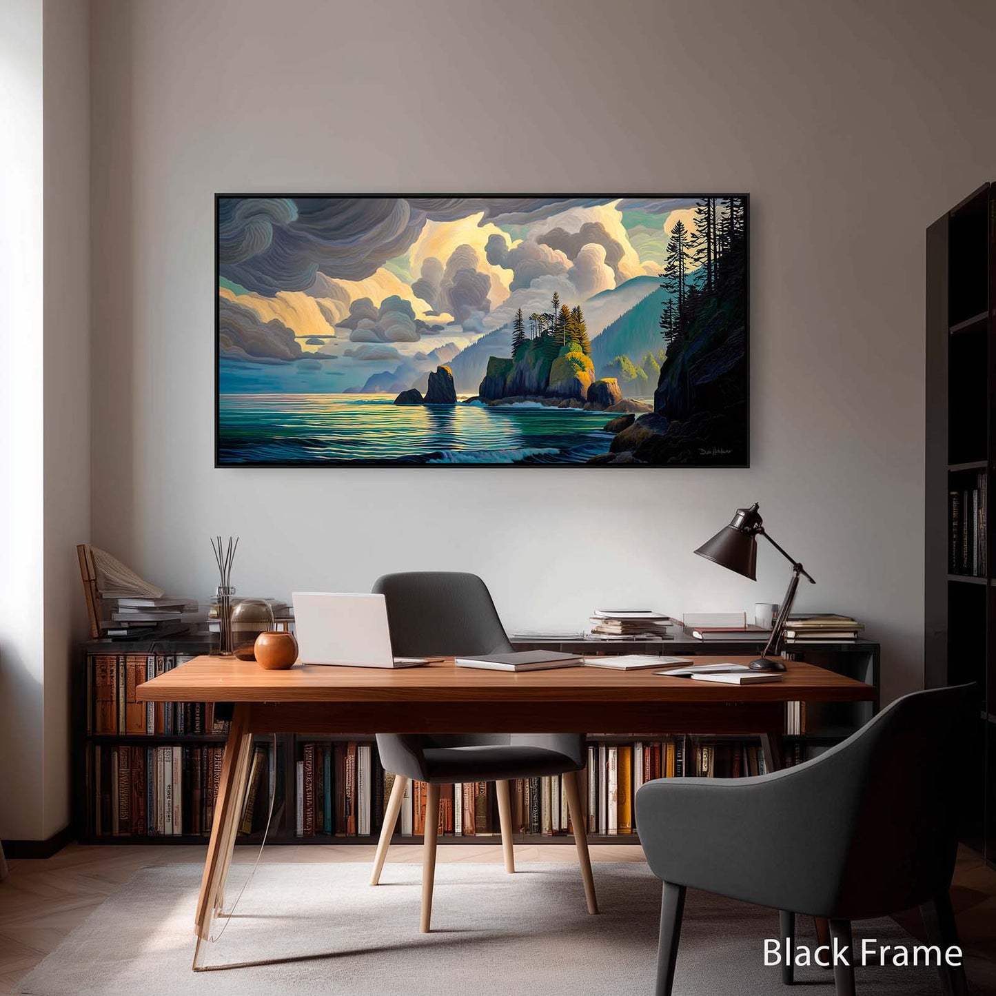 WEST COAST PANORAMA canvas art print by Dale Hitchcox