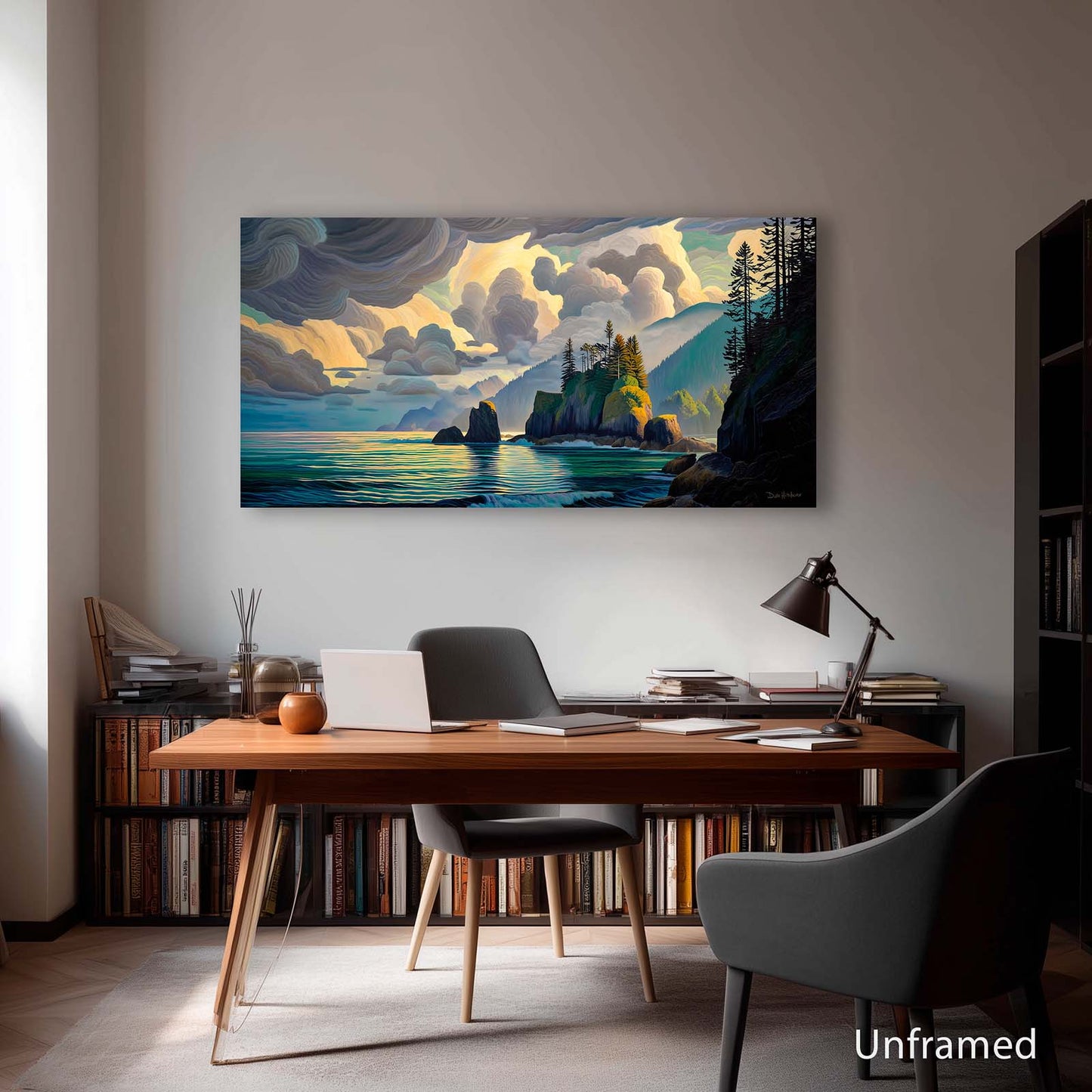 WEST COAST PANORAMA canvas art print by Dale Hitchcox