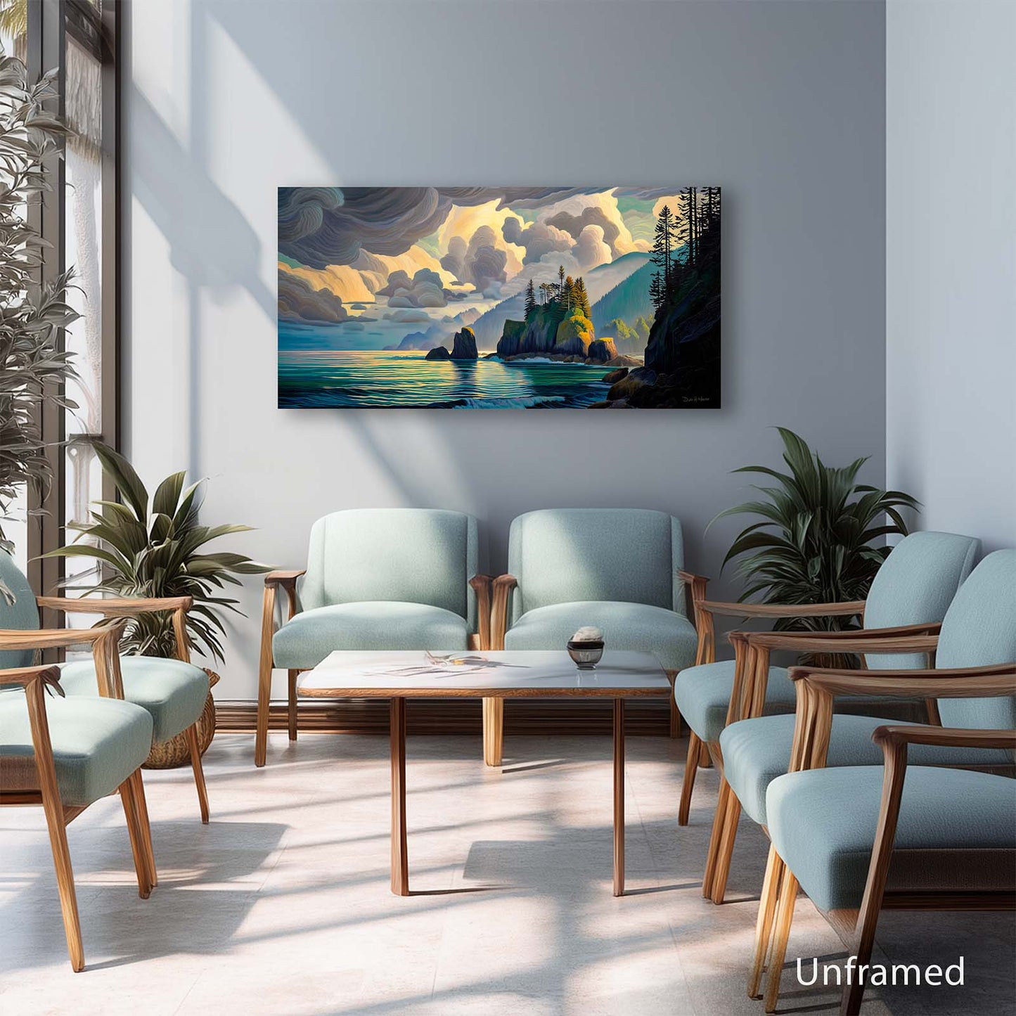 WEST COAST PANORAMA canvas art print by Dale Hitchcox