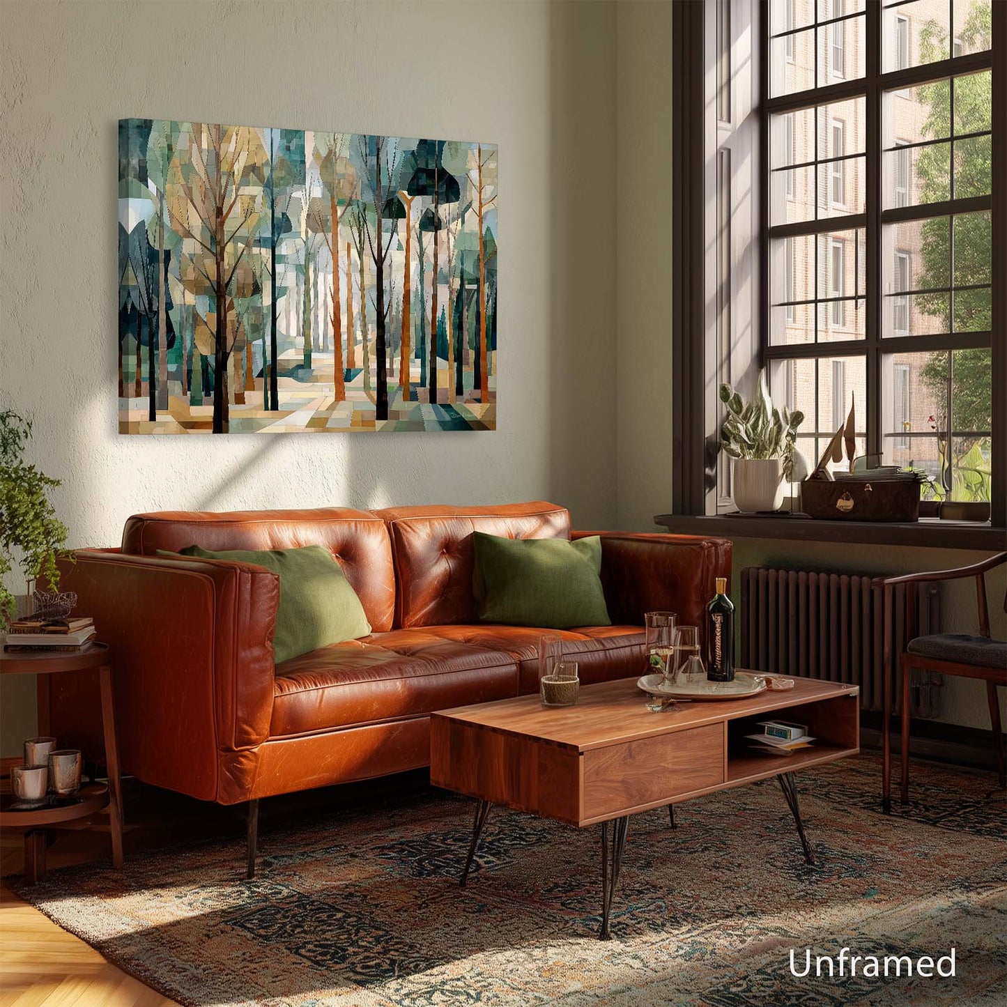 SUNLIT FOREST canvas art print by Dale Hitchcox