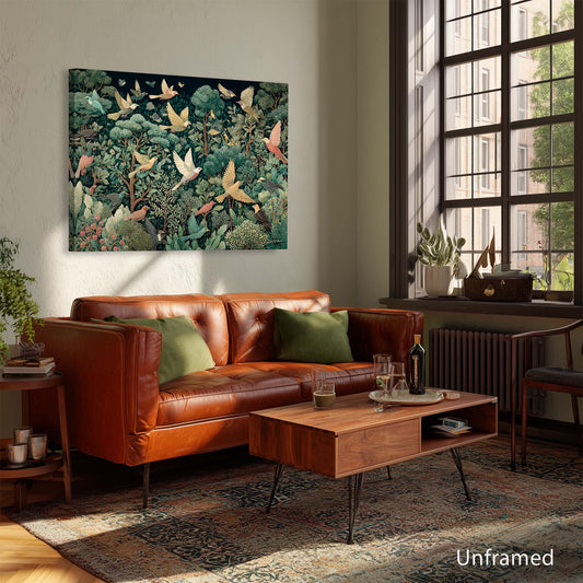 BOUNTIFUL BIRDS canvas art print by Dale Hitchcox