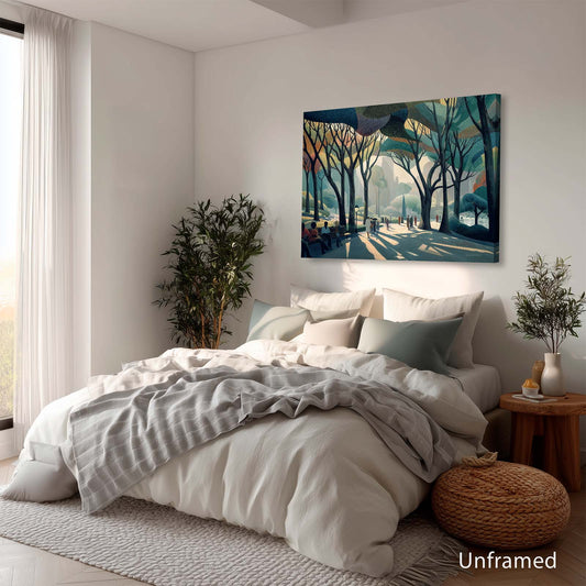 CITY PARK canvas art print by Dale Hitchcox