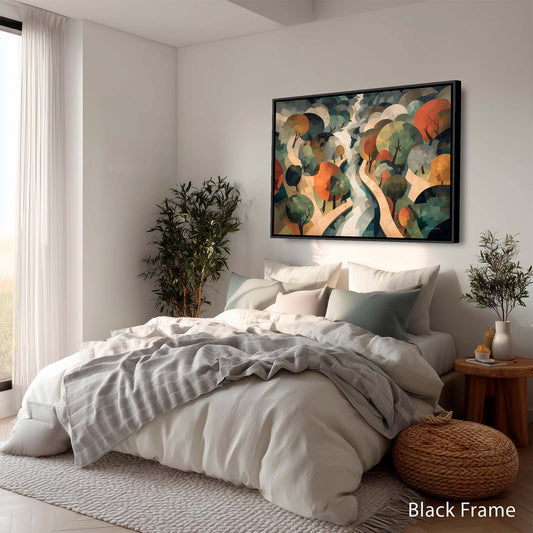 A RIVER RUNS THROUGH IT canvas art print by Dale Hitchcox