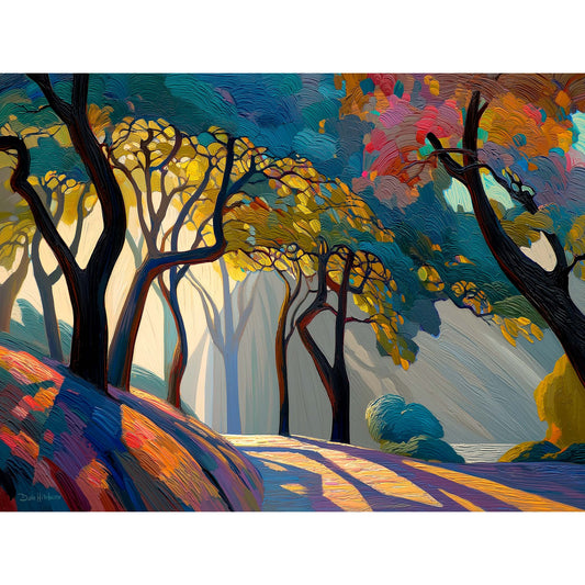 SUNLIT PATH canvas art print by Dale Hitchcox