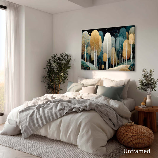 STARLIT FOREST canvas art print by Dale Hitchcox