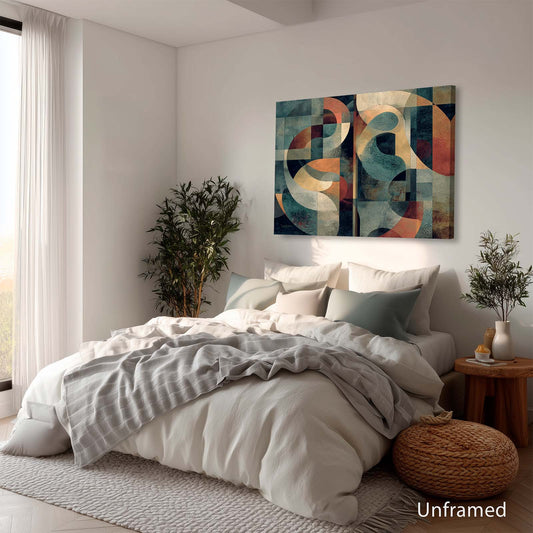 ABSTRACT RHYTHM canvas art print by Dale Hitchcox