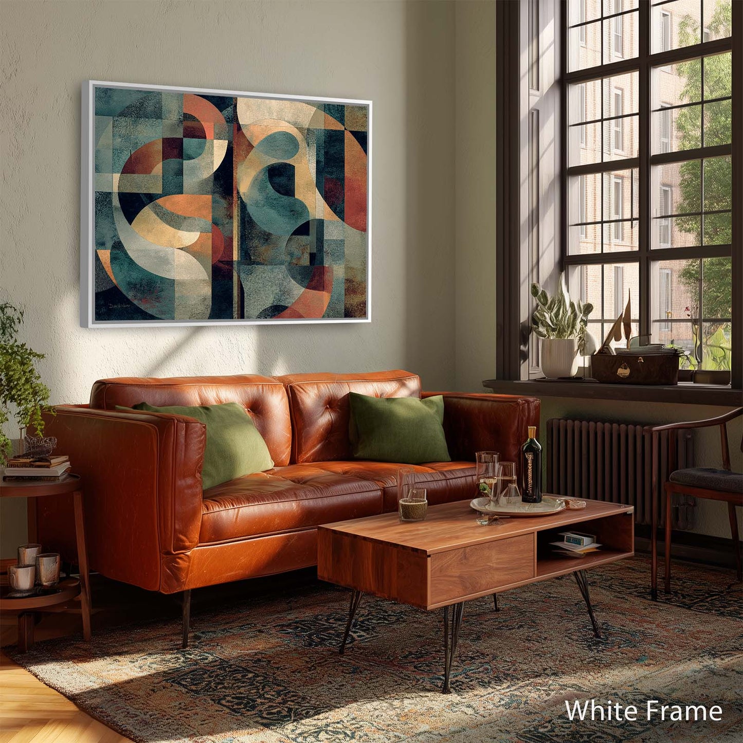 ABSTRACT RHYTHM canvas art print by Dale Hitchcox