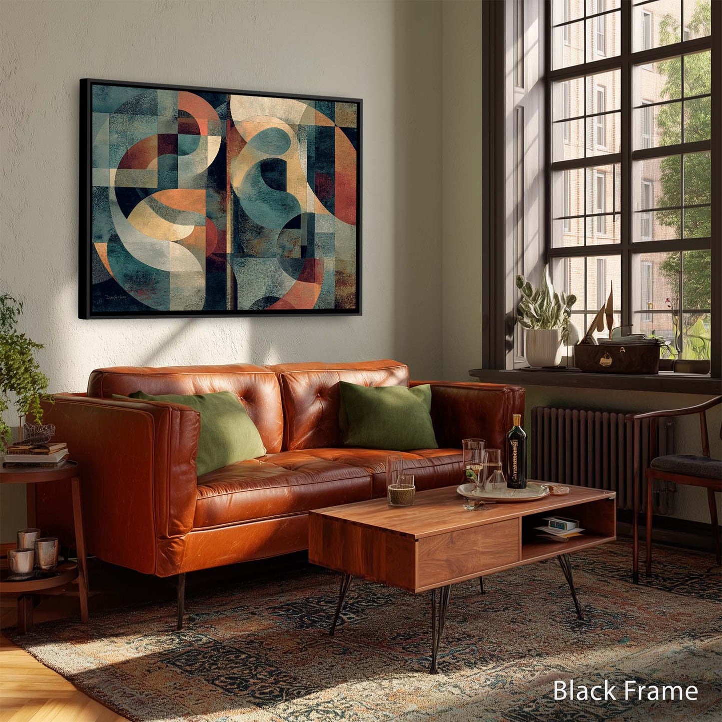 ABSTRACT RHYTHM canvas art print by Dale Hitchcox
