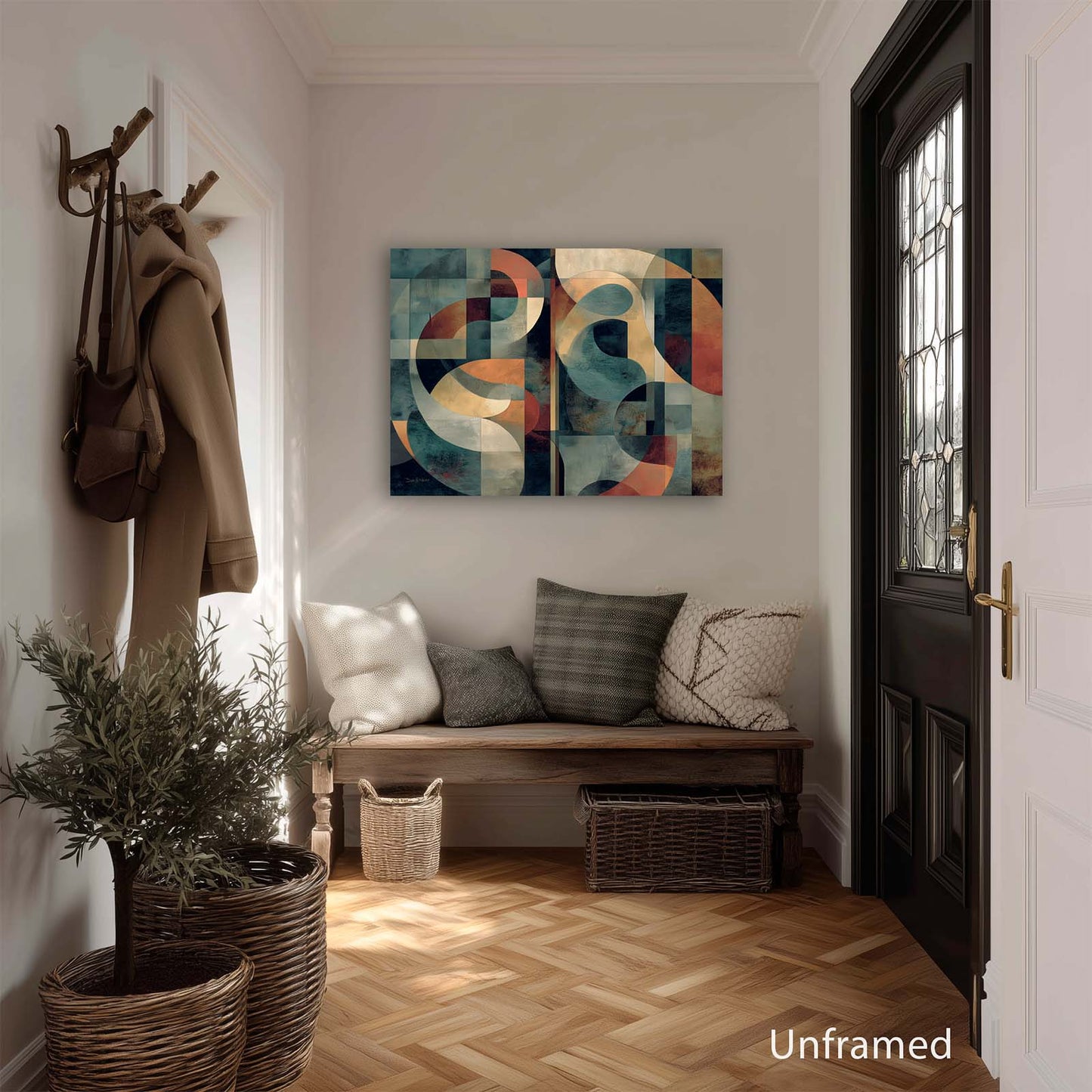 ABSTRACT RHYTHM canvas art print by Dale Hitchcox