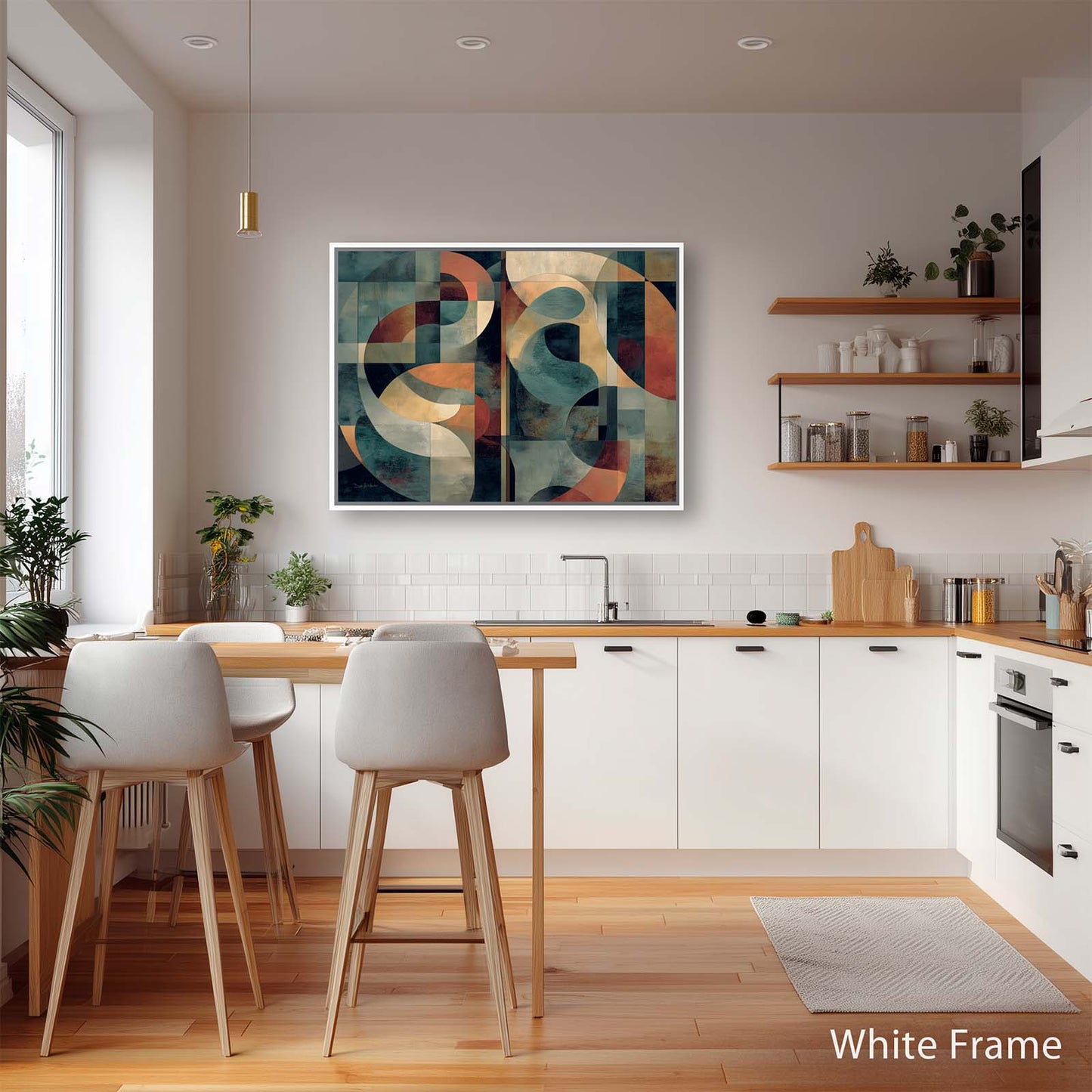 ABSTRACT RHYTHM canvas art print by Dale Hitchcox
