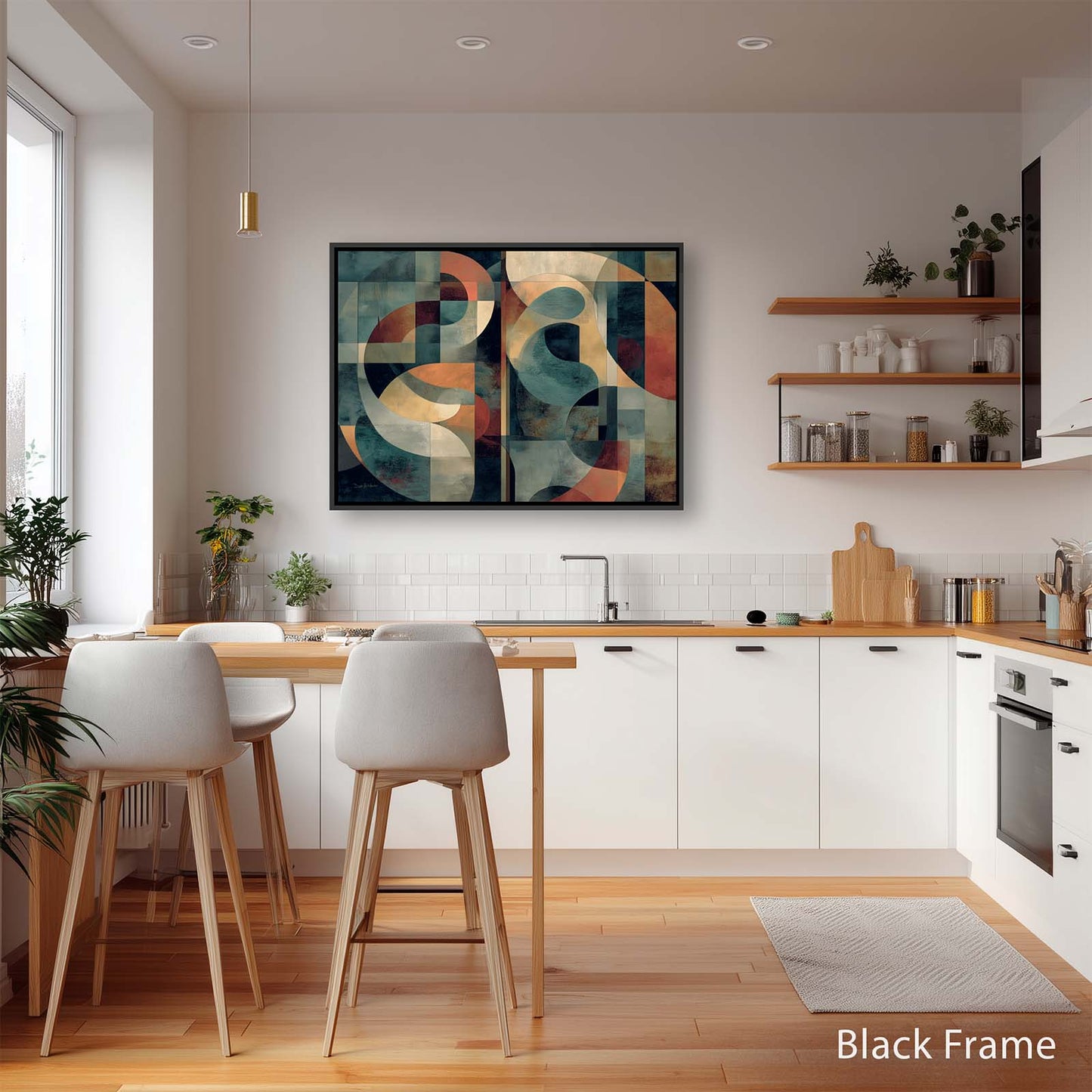ABSTRACT RHYTHM canvas art print by Dale Hitchcox