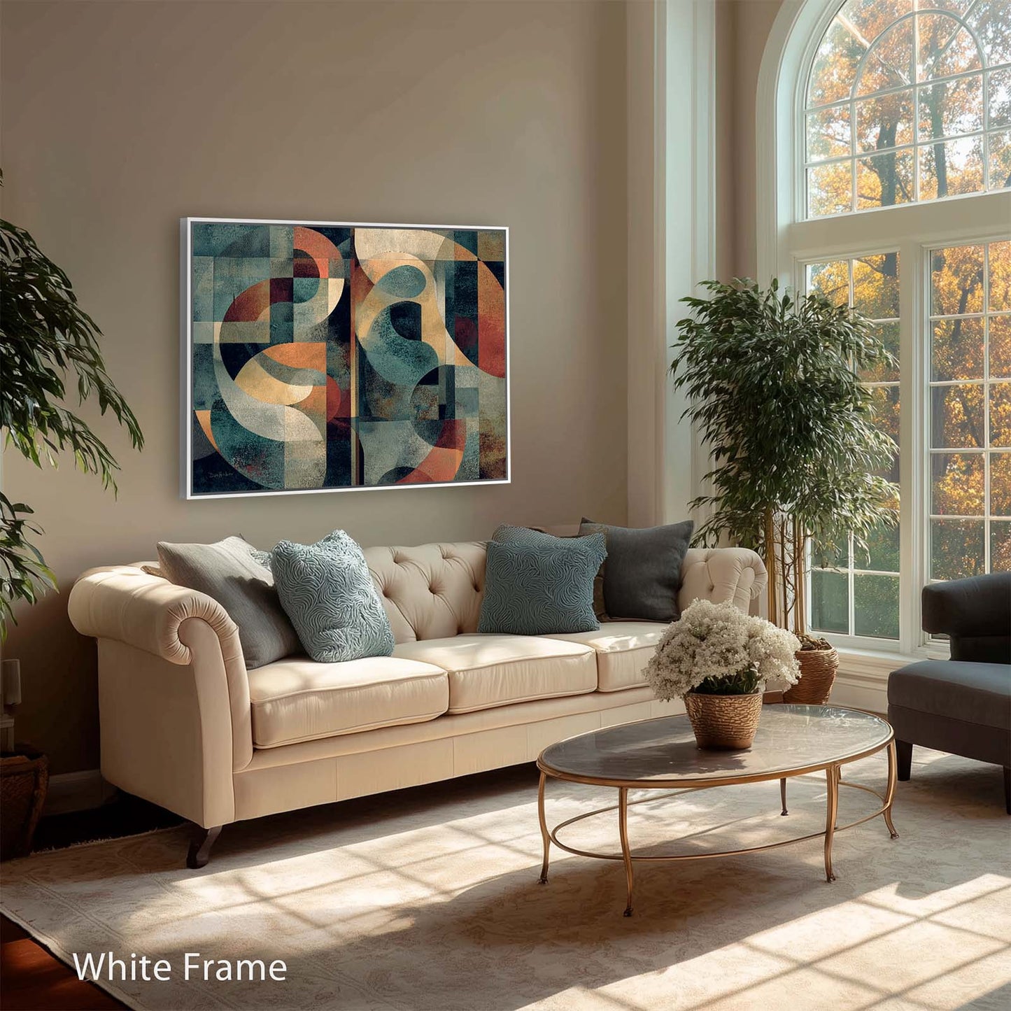 ABSTRACT RHYTHM canvas art print by Dale Hitchcox