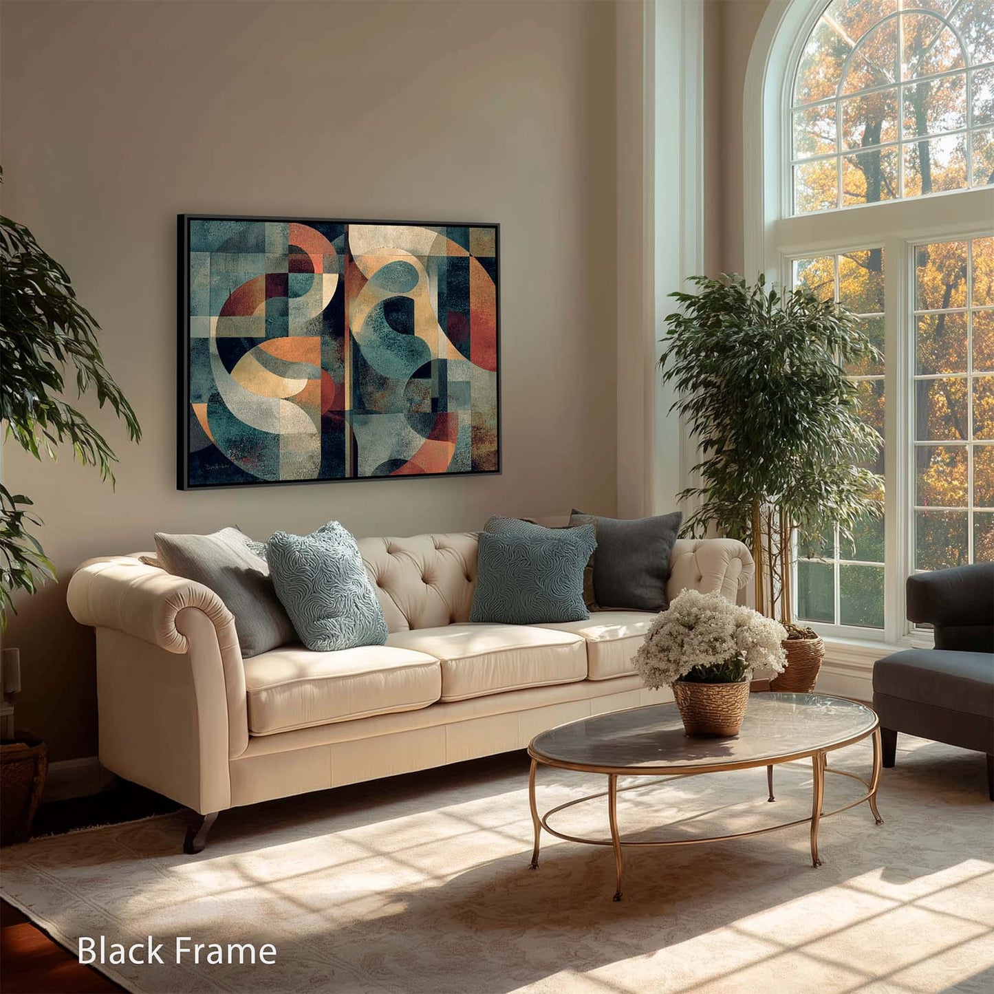 ABSTRACT RHYTHM canvas art print by Dale Hitchcox