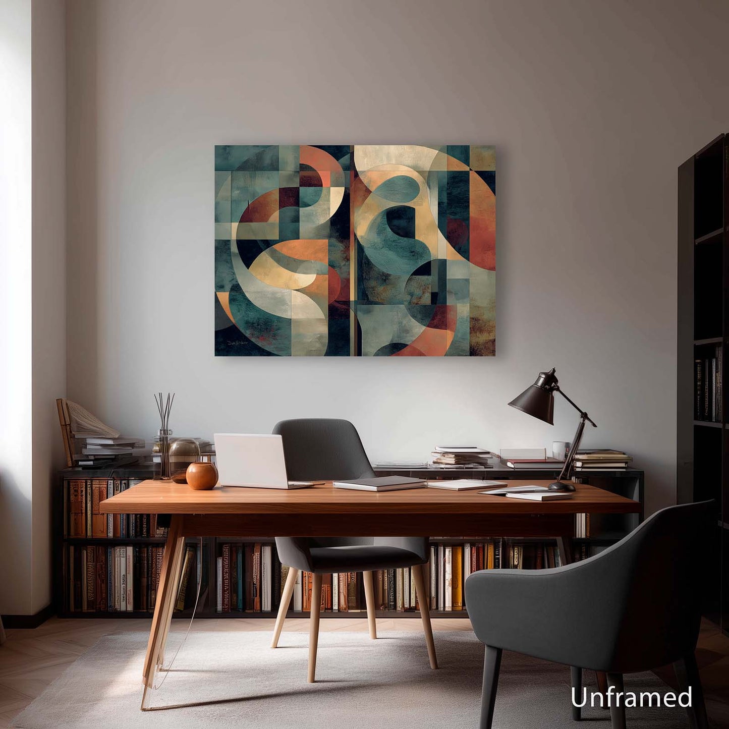 ABSTRACT RHYTHM canvas art print by Dale Hitchcox