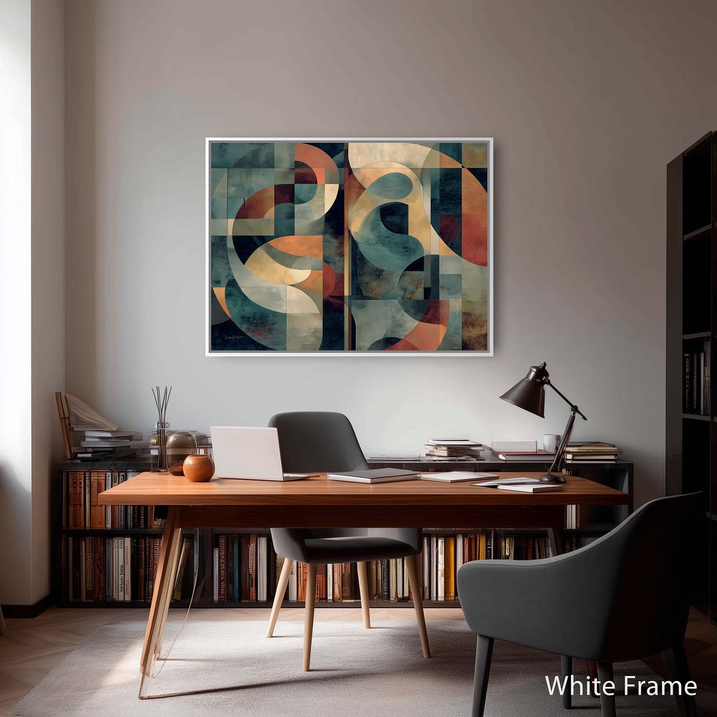 ABSTRACT RHYTHM canvas art print by Dale Hitchcox