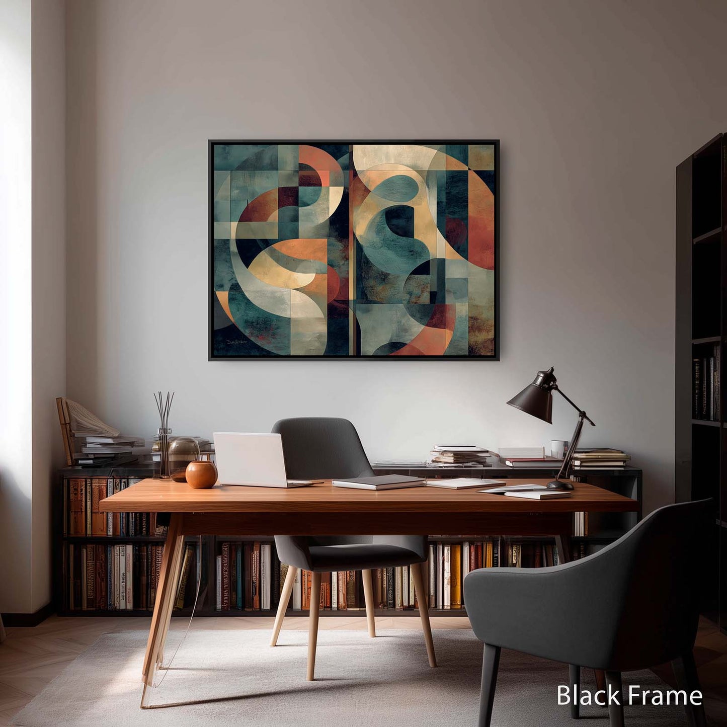 ABSTRACT RHYTHM canvas art print by Dale Hitchcox