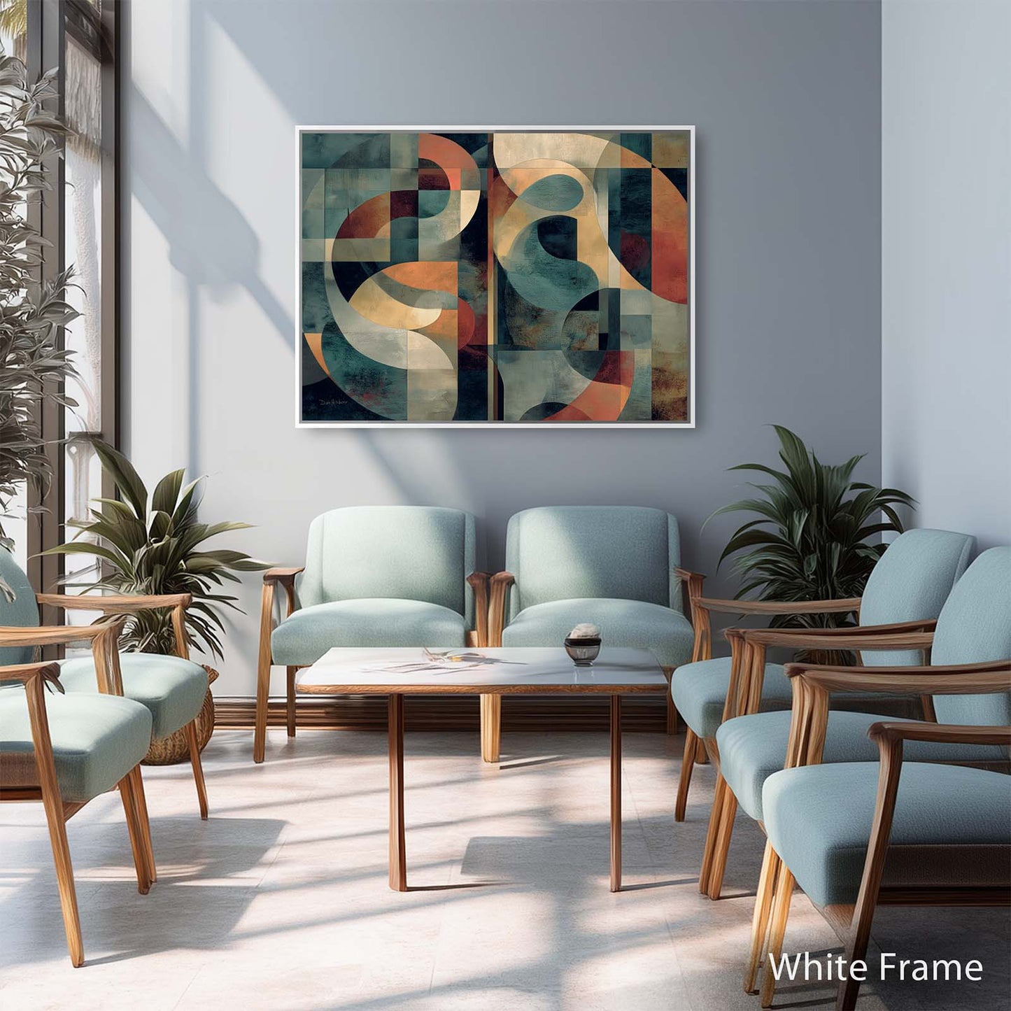 ABSTRACT RHYTHM canvas art print by Dale Hitchcox