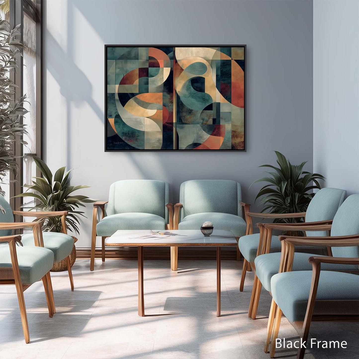 ABSTRACT RHYTHM canvas art print by Dale Hitchcox