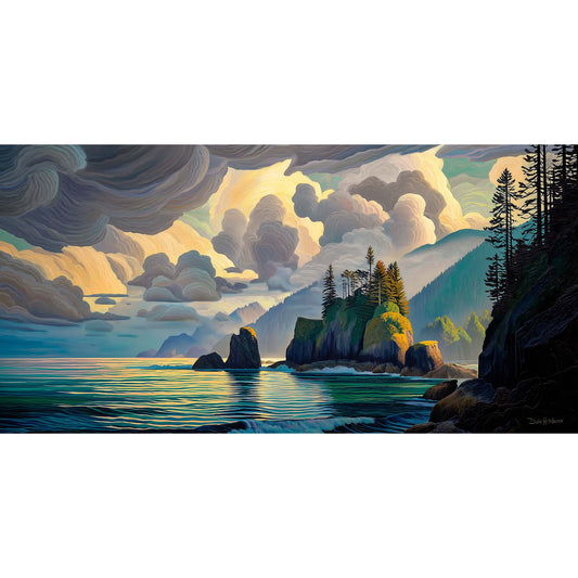 WEST COAST PANORAMA canvas art print by Dale Hitchcox