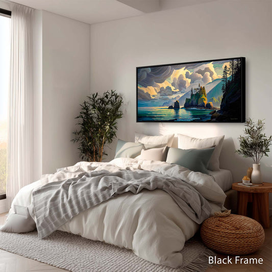 WEST COAST PANORAMA canvas art print by Dale Hitchcox