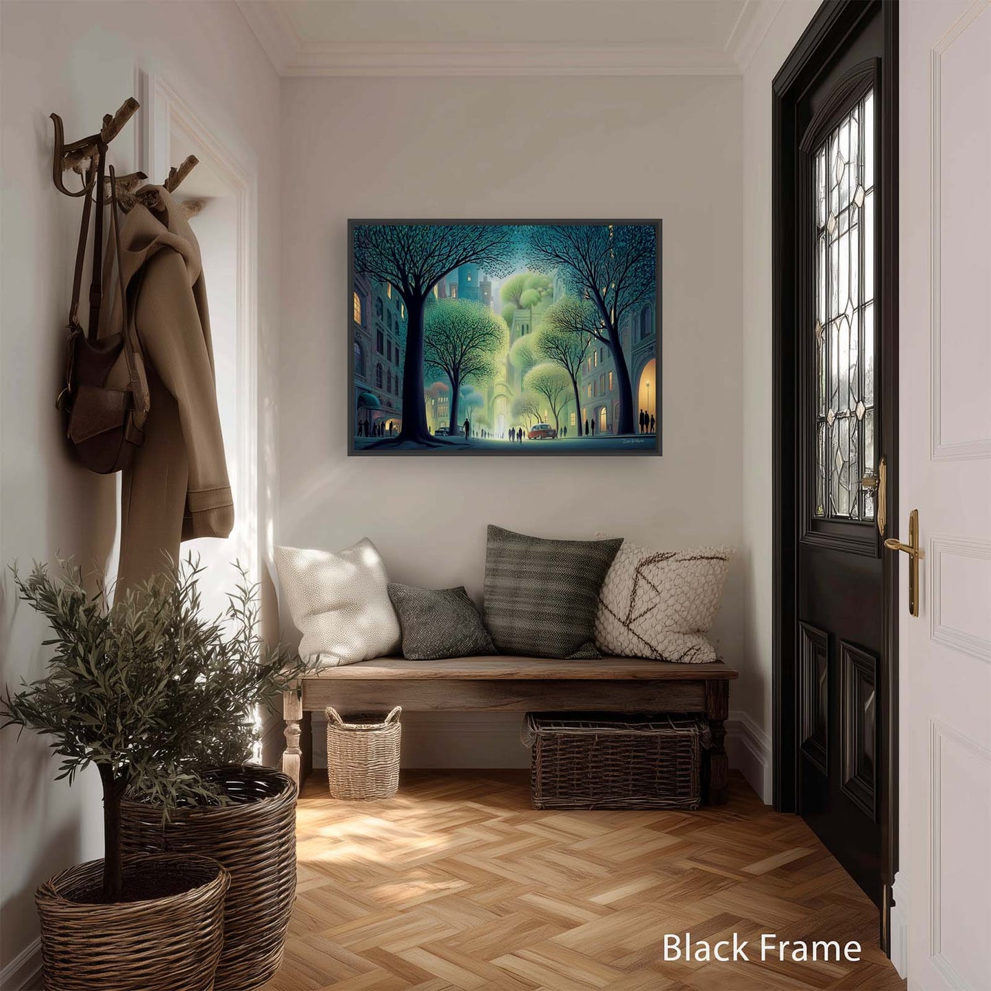 CITY STROLL canvas art print by Dale Hitchcox