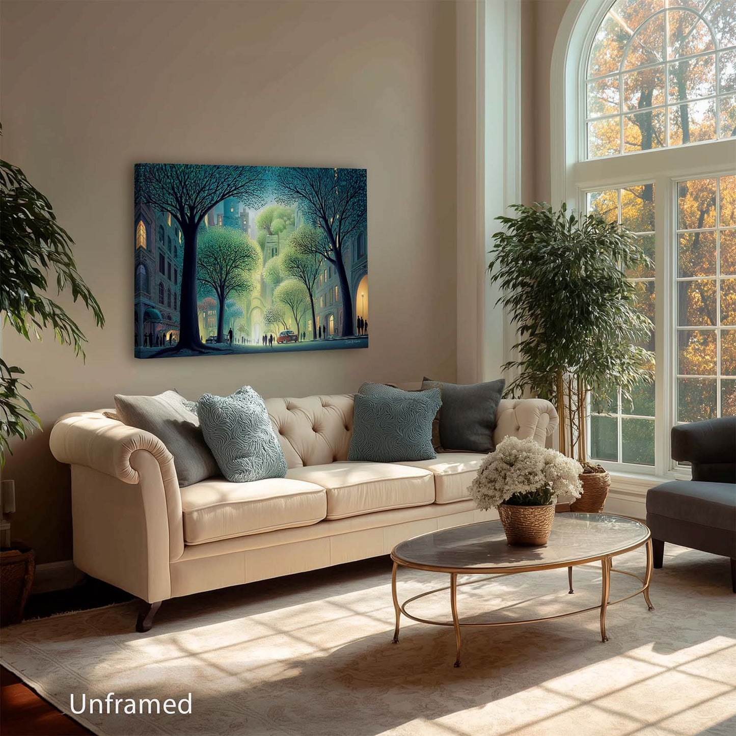 CITY STROLL canvas art print by Dale Hitchcox
