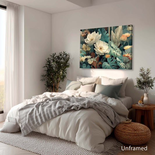 MORNING BLOOMS canvas art print by Dale Hitchcox