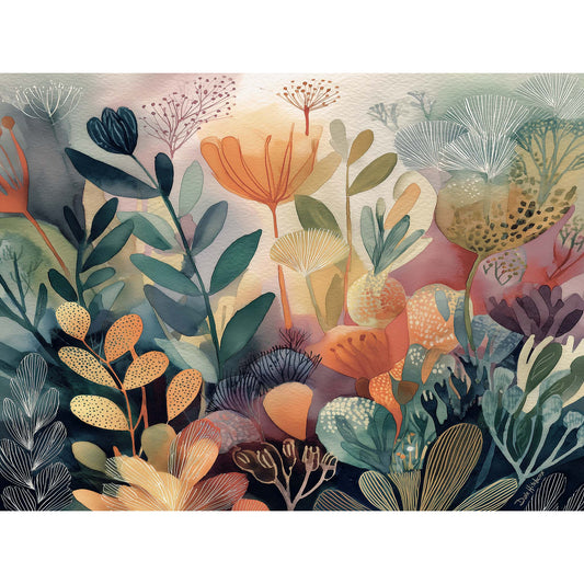 DELICATE FLOWERS canvas art print by Dale Hitchcox
