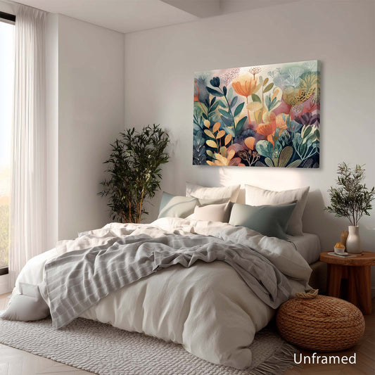 DELICATE FLOWERS canvas art print by Dale Hitchcox